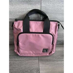 IHKWIP Nylon Mini Tote w/ Crossbody Strap Bag Pink